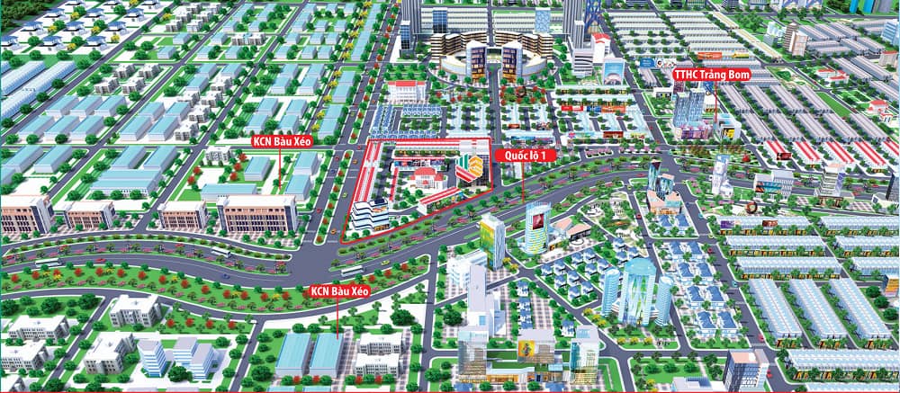 Khu đô thị Bàu Xéo – Trảng Bom – Đồng Nai