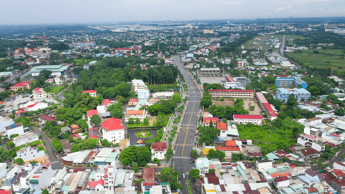 diện mạo đô thị bến cát