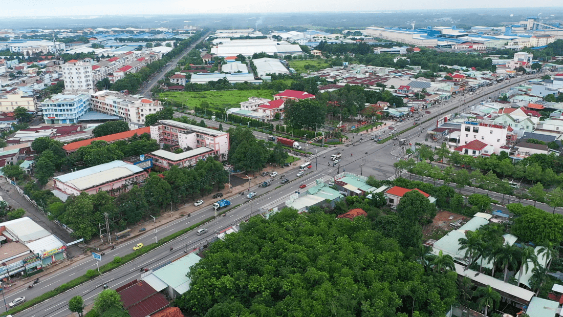 hạ tầng khu công nghiệp tại bến cát