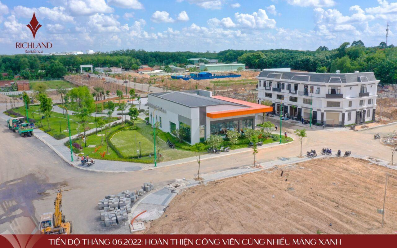 Hạ tầng dự án khu đô thị Richland Residence đã hoàn thiện 80%