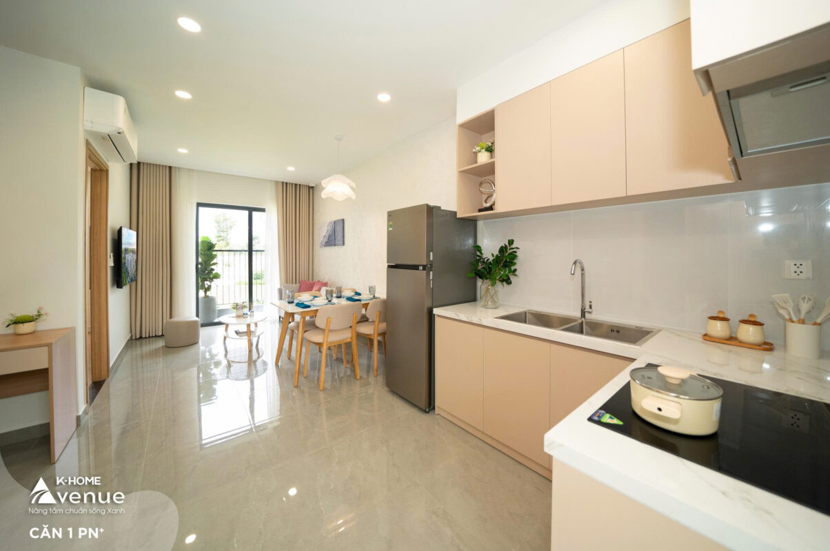 Hình ảnh thực tế căn hộ 1pn+ dự án nhà ở xã hội K-Home Avenue Nhơn Trạch
