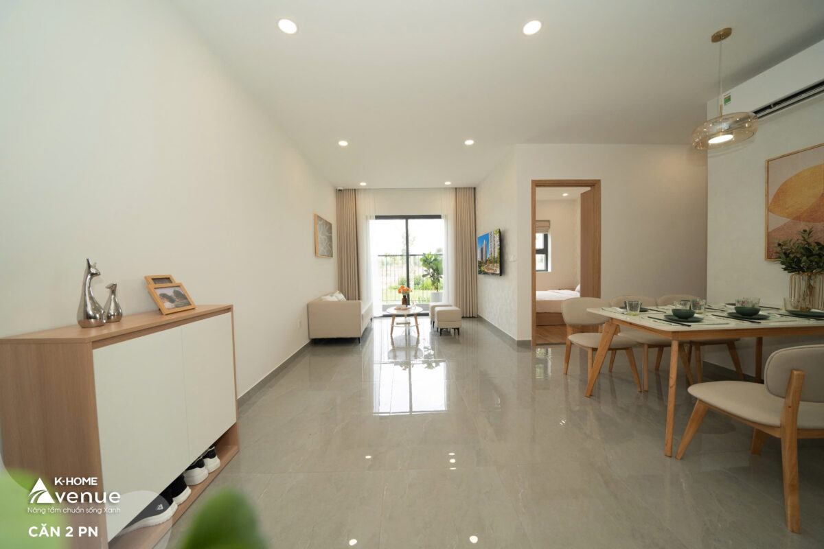 Hình ảnh thực tế căn hộ 2pn dự án nhà ở xã hội K-Home Avenue Nhơn Trạch