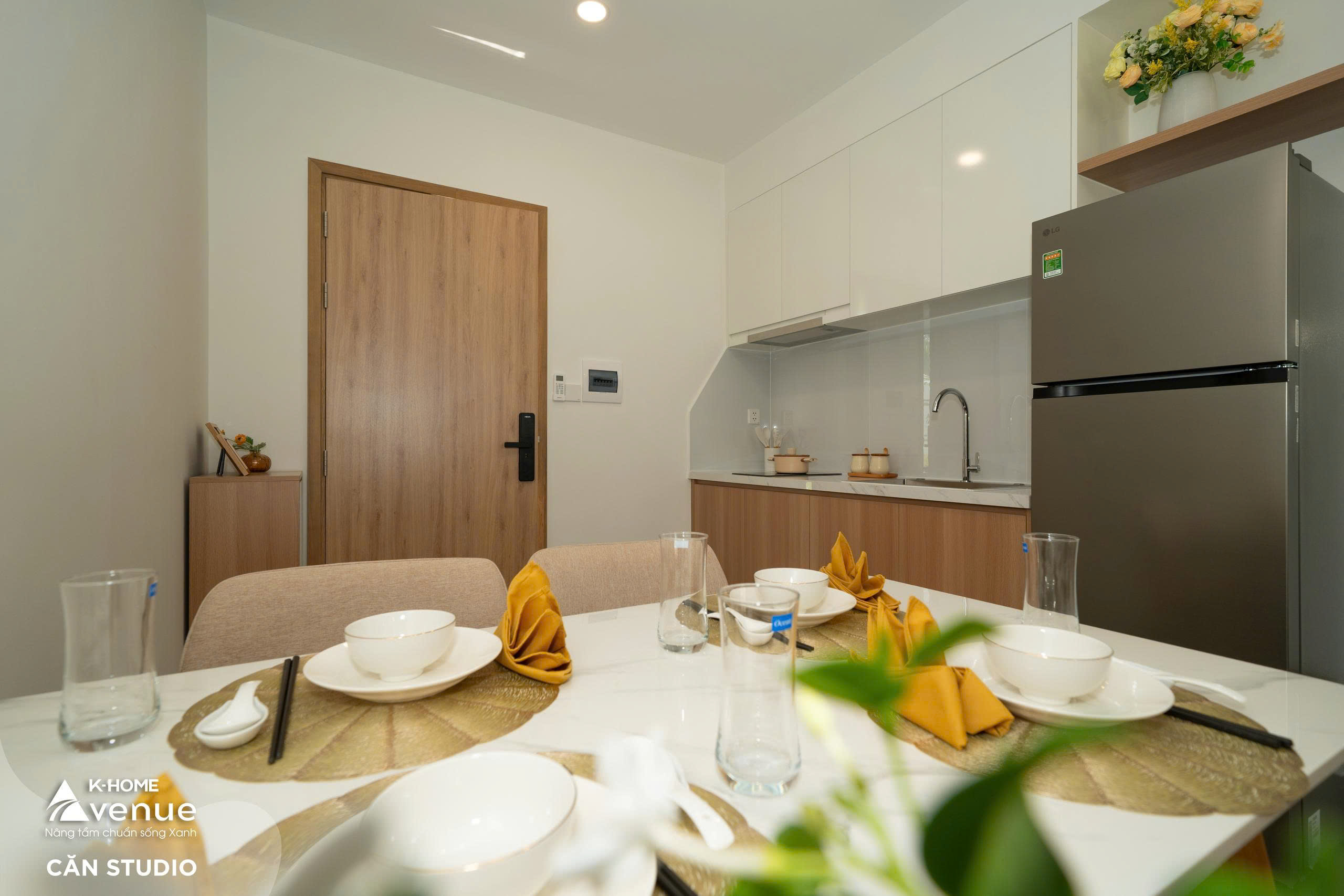 Hình ảnh thực tế căn hộ Studio dự án nhà ở xã hội K-Home Avenue Nhơn Trạch