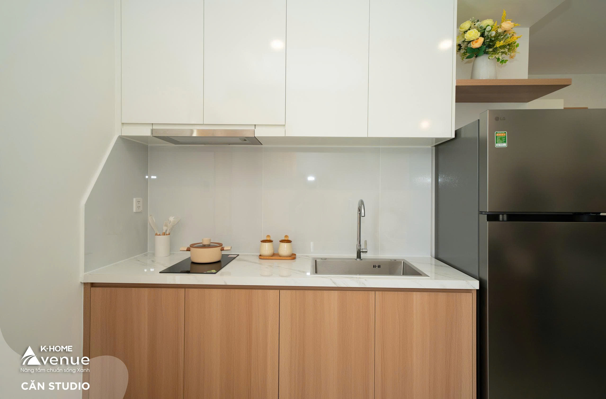 Hình ảnh thực tế căn hộ Studio dự án nhà ở xã hội K-Home Avenue Nhơn Trạch