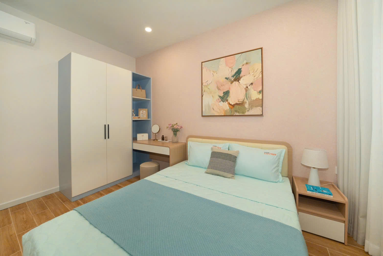 Hình ảnh thực tế căn hộ mẫu 2PN NOXH K-Home City View