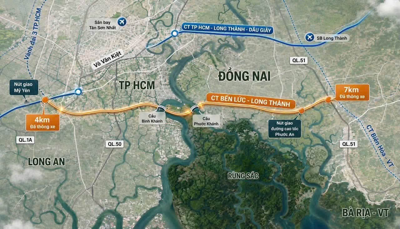 Hợp long cầu Phước Khánh: kết nối miền Tây - Nhơn Trạch - sân bay Long Thành nhanh chóng hơn