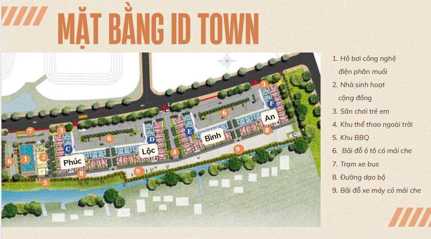 Mặt bằng tổng thể dự án iD Town Long Thành
