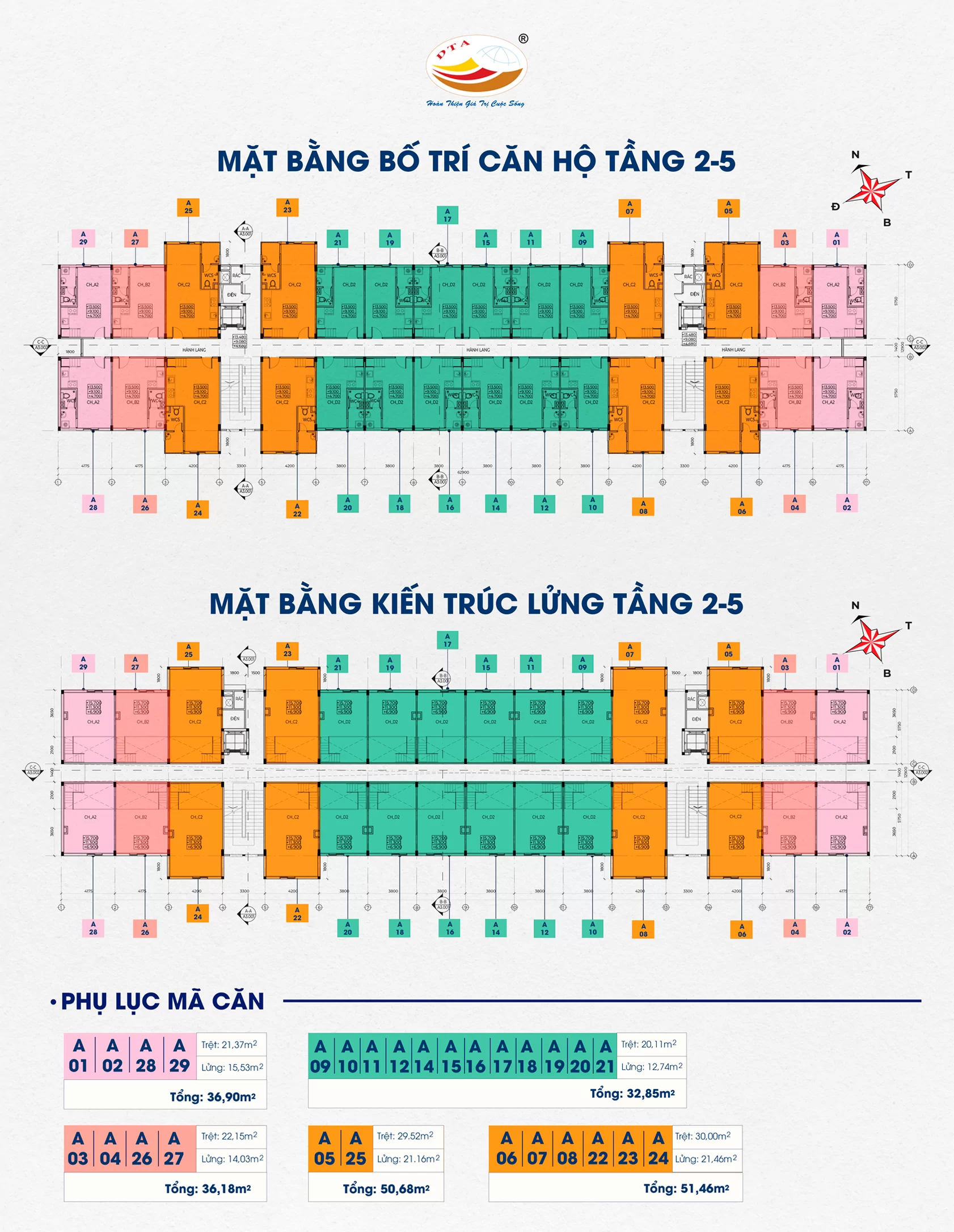 Mặt bằng tầng dự án NOXH Happy Home Nhơn Trạch