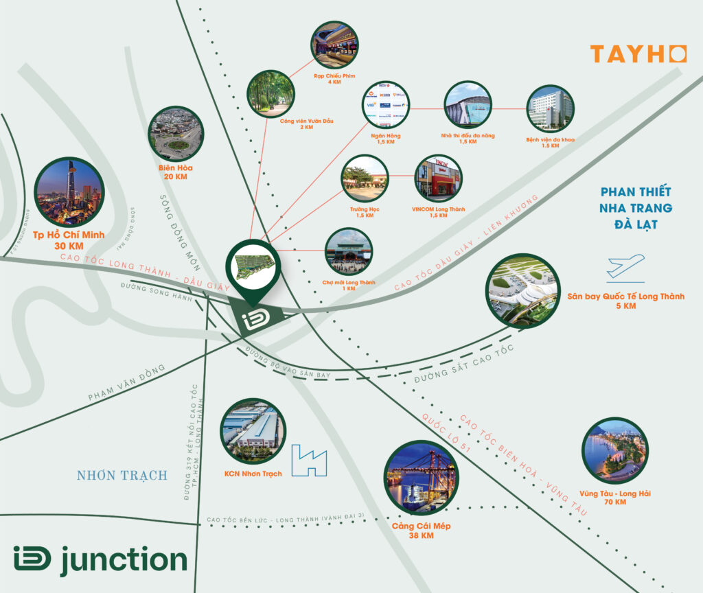 Tiện ích ngoại khu dự án ID Town Long Thành