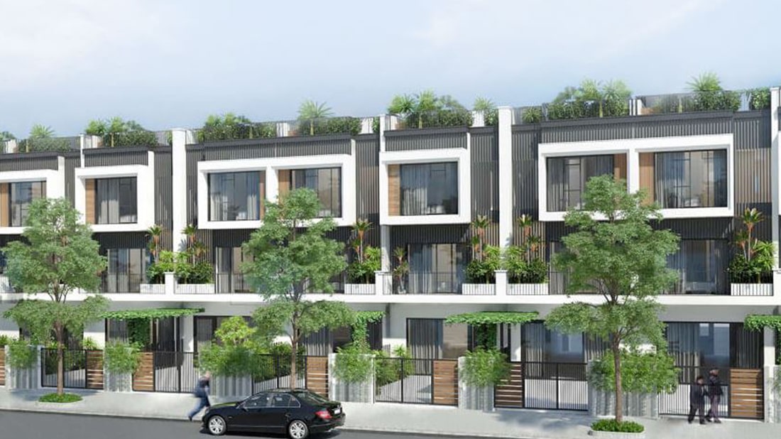 Phối cảnh loại hình sản phẩm nhà phố dự án Đông Tăng Long